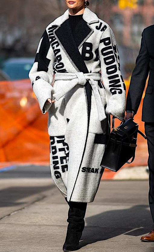 coats with text and inscriptions for edgy style